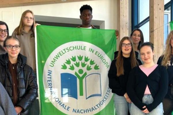 Auszeichnung als Umweltschule in Europa